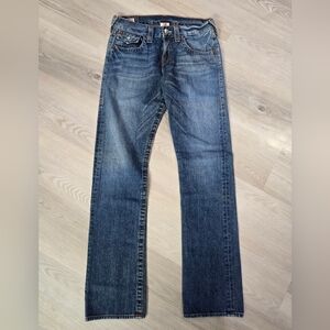 Vintage True Religion Jeans Men Ricky Straight Leg Size 30x33